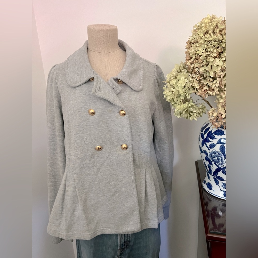JUICY COUTURE Vintage 2000’s Fleece Peplum Jacket, size L